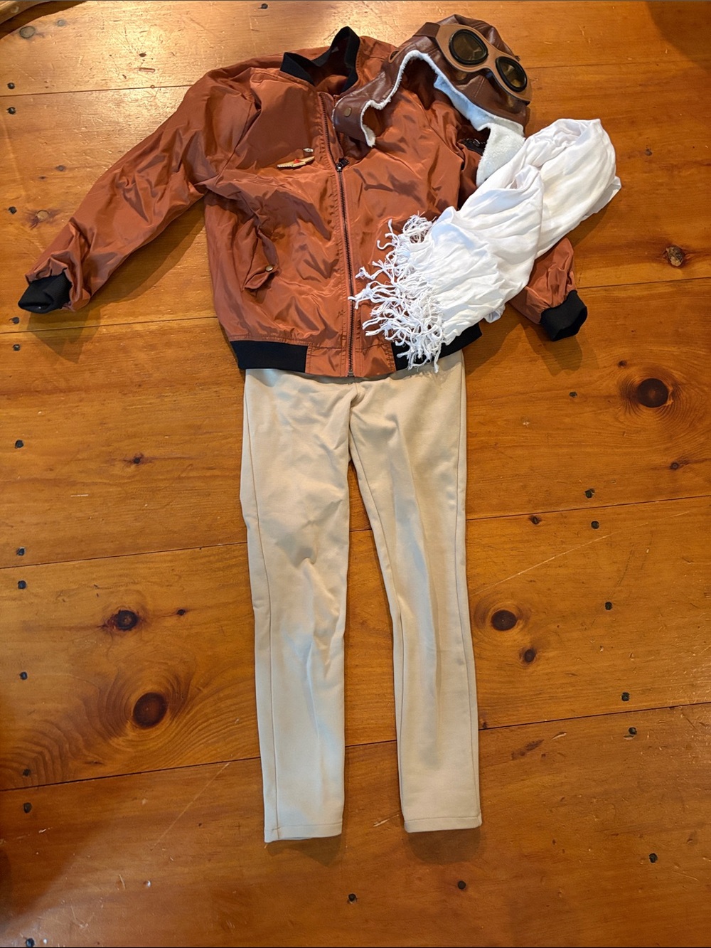 Girls Aviator/Amelia Earhart Costume Set